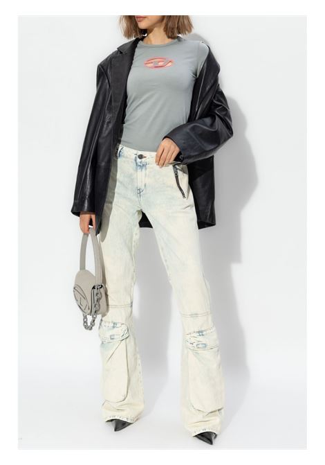 t-angie t-shirt woman grey DIESEL | A06268 0AFAA9DUA